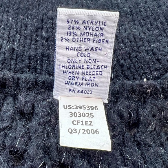 ❤️GAP Women/Junior Open Front Open Knit Collared Bolero Cardigan Black Sz S - Picture 3 of 10